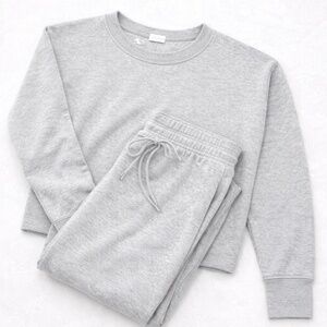 Aritzia Sunday Best Grey Loungewear Set Size XS